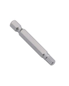 Genius Tools 1/4" Hex Shank, 2.5mm Hex Power Bit 50mmL - 265025