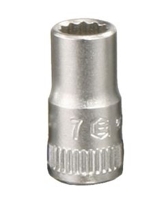 Genius Tools 1/4" Dr. 3/16" Hand Socket (12-Point) - 272506