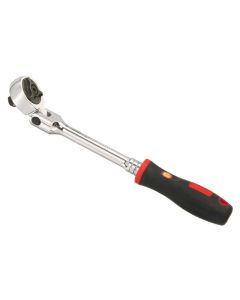 Genius Tools 3/8" Dr. 72 Teeth Flex Head Ratchet, 320mmL - 383338S