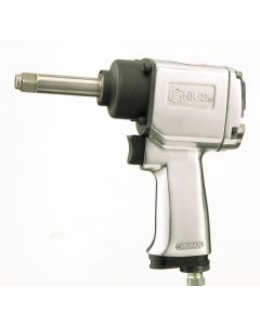 Genius Tools 1/2" Dr. Long Anvil Air Impact Wrench, 400 ft. lbs. / 542 Nm - 400402