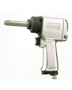 Genius Tools 1/2" Dr. Long Anvil Air Impact Wrench, 800 ft. lbs. / 1,085 Nm - 400802