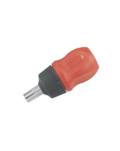 Stubby Handle Ratcheting Screwdriver 87mmL