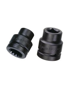 Genius Tools #5 Spline Dr. 19mm Budd Wheel Impact Socket - 546019S