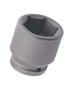 Genius Tools 3/4" Dr. 17mm Impact Socket (CR-Mo) - 645217