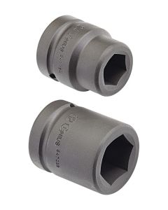 Genius Tools 1" Dr. 25mm Impact Socket (CR-Mo) - 847025