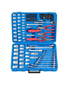 Genius Tools 125 Piece 1/4", 3/8" & 1/2" Dr. Metric Tool Set - AC-234125