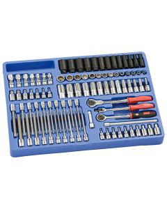 Genius Tools 90 Piece 3/8" Dr. SAE Tool Set - MS-090S