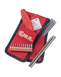 Genius Tools 24 Piece Tamperproof Star Screwdriver Bit Set - SB-224TOT 