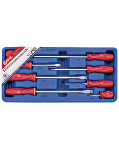 Genius Tools 8 Piece Slotted & Phillips Screwdriver Set - TL-508X 