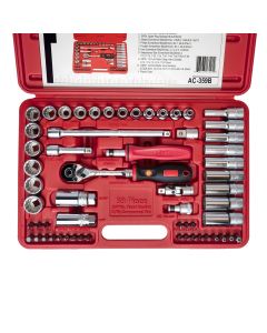 Genius Tools 59 Piece Metric Hand Socket & Bit Set - AC-359B