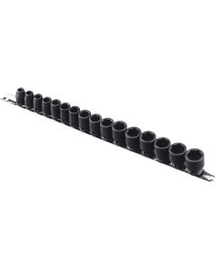 Genius Tools 16 Piece 3/8" Dr. Metric Impact Socket Set (CR-Mo) - CM-316M