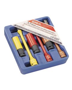 Genius Tools 6 Piece Metric Car Wheel COLOUR MATCH® Set - CW-406M