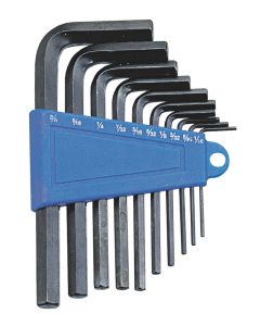 Genius Tools 10 Piece Metric Hex Key Wrench Set - HK-010M