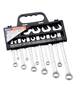 Genius Tools 11 Piece Metric Combination Wrench (Matte Finish) - HS-011M2