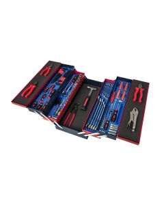 Genius Tools 142 Piece 1/4" & 1/2" Dr. Metric Mechanics Tool Set MS-139MS