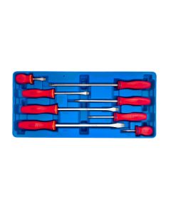 Genius Tools 8 Piece Slotted & Phillips Screwdriver Set - TL-508