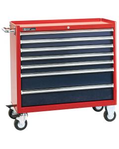 Genius Tools 39 Inch Roller Cabinet with 7 Drawers 39" x 18" x 32" - TS-468