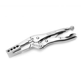 Genius Tools Chain Nose Pliers with Cutter w/soft handle, 11.9