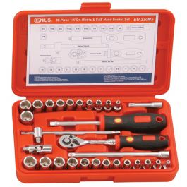 Genius Tools 6PC Metric Pin Punch Set - PC-566MP