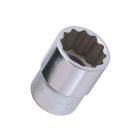 Genius Tools 1/2" Dr. 3/8" Hand Socket (12-Point) - 473812